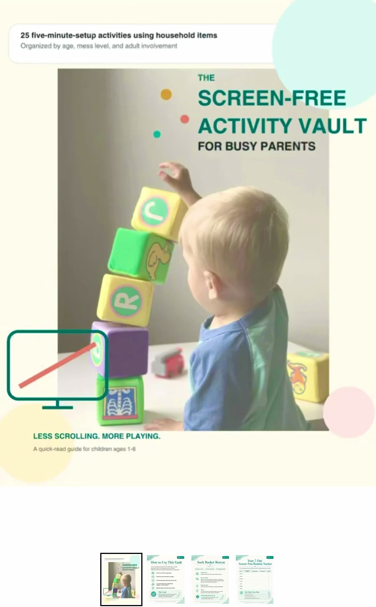 The Screen-Free Activity Vault for Busy Parents